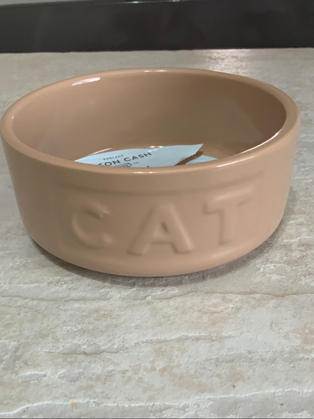 Mason Cash Cane Cat Bowl - 13.5oz Durable Ceramic Pet Food